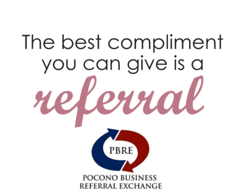 Referrals are important in building a small business network!