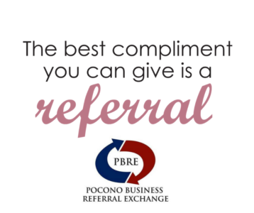 Referrals are important in building a small business network!